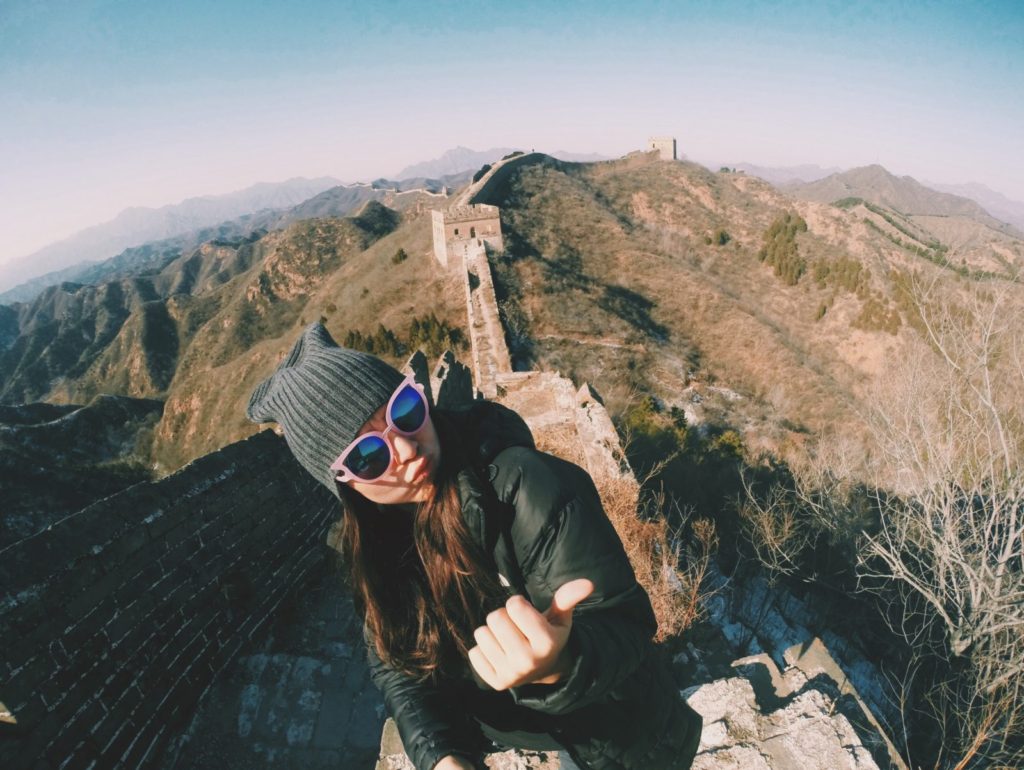 Lauren at the Great Wall: Things to do in Beijing for Chinese New Year