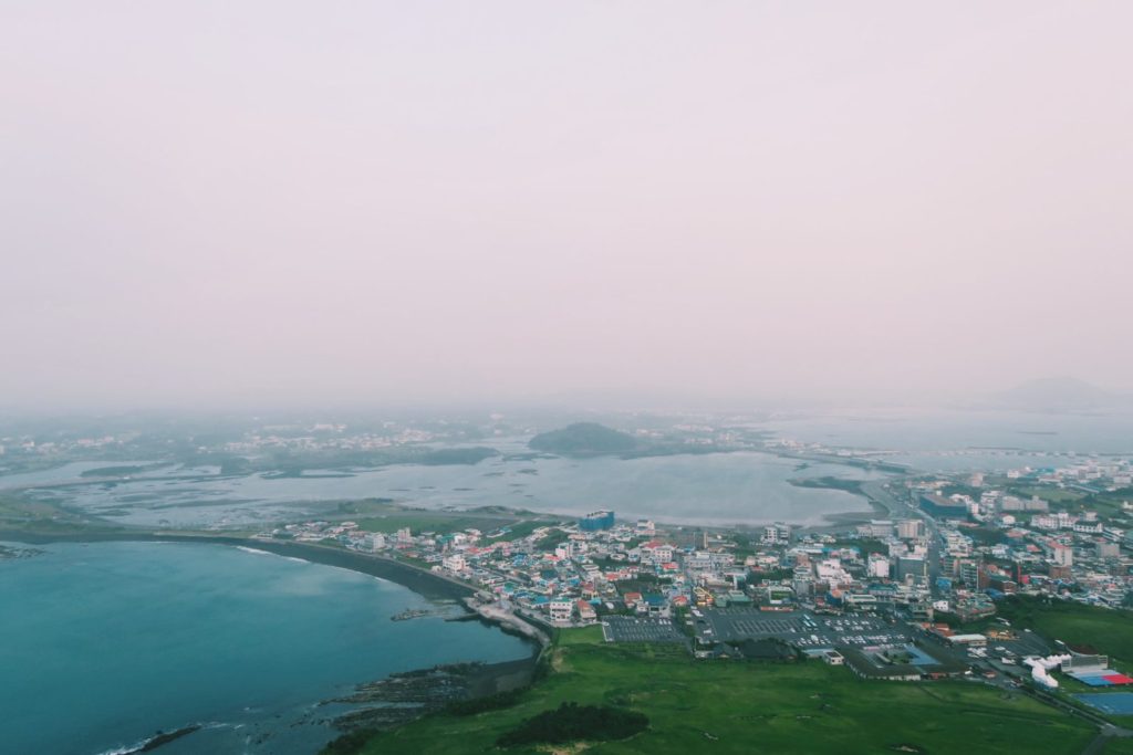 View of Seongsan-ri from Sunrise Peak