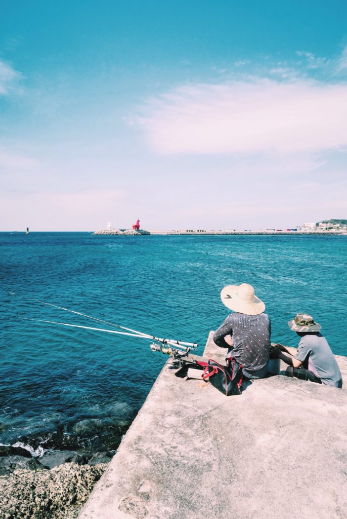 The Fishermen of Iho Beach, Jeju Island