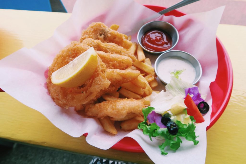 Willala's Fish and Chips plate