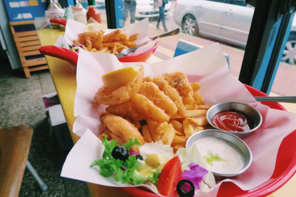 Fish and Chips for Two on Jeju Island