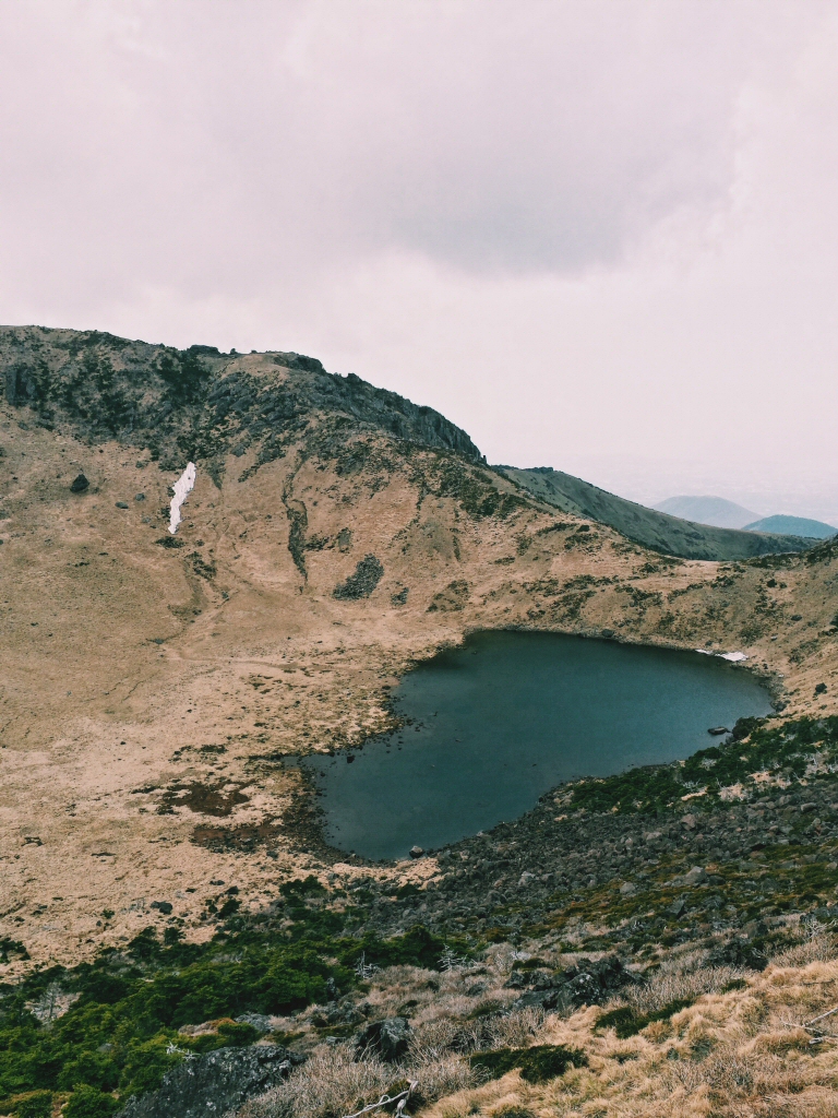 Crater Lake at the top of Halla Mountain