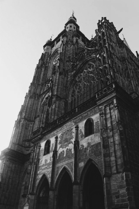 Gothic Prague Castle, St. Vitus Cathedral