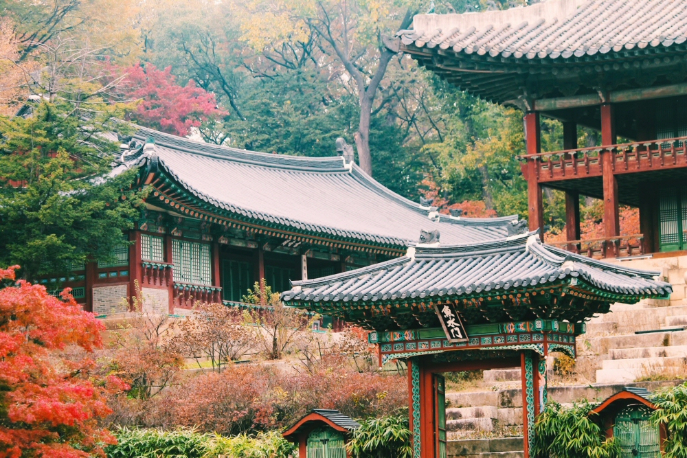 Changdeokgung Palace, Secret Garden, South Korea autumn