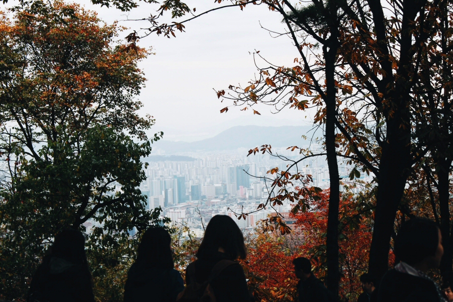 View of Seoul from Namsan, Autumn in Korea