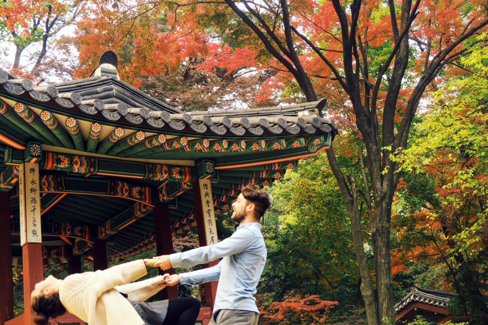 South Korea autumn Changdeokgung Secret Garden