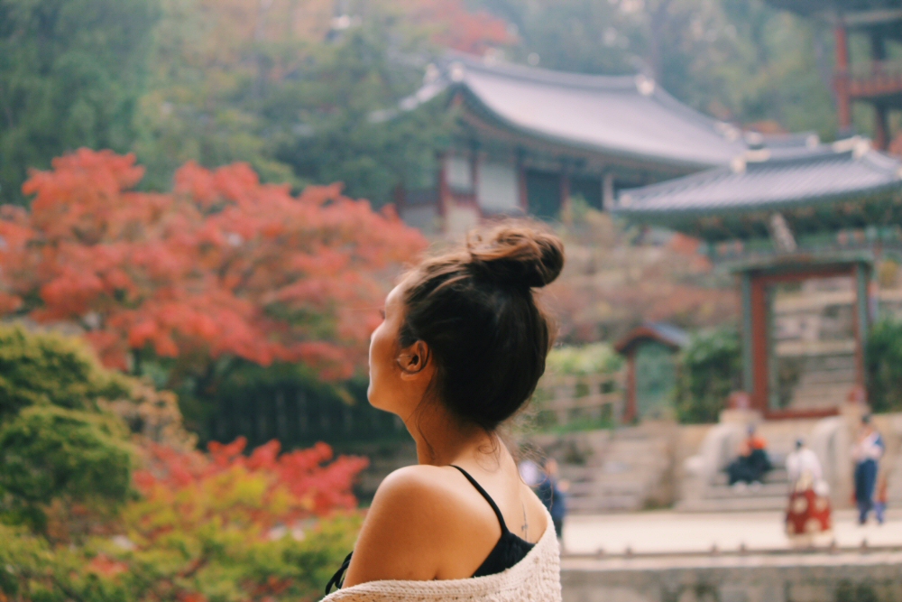 South Korea autumn, Changdeokgung Palace, Lauren