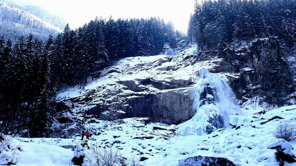 Krimml Waterfalls in Austria's Salzburgerland - traveljunkiegirl, top winter travel destination