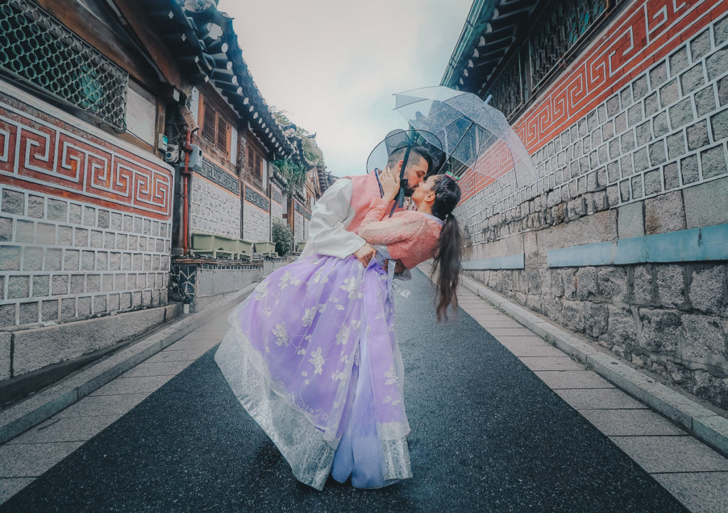 Couples Hanbok Rental in Seoul, South Korea