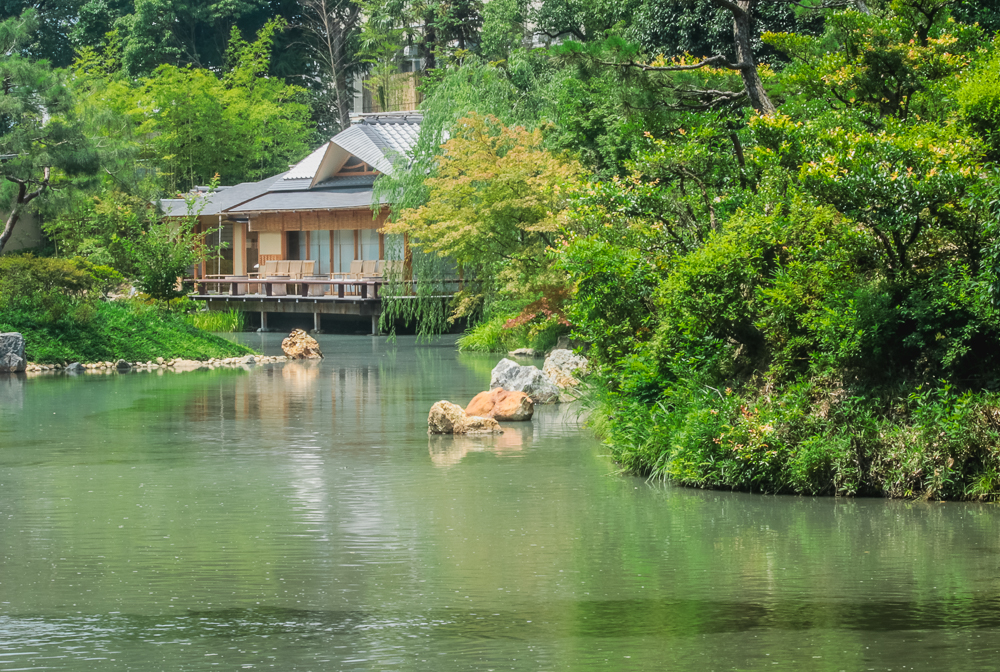 Shakusuien Pond Garden at Four Seasons Kyoto