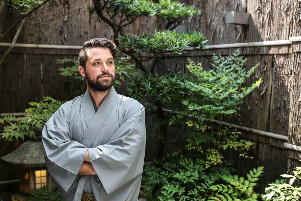 Samurai Costume Experience in Kyoto for Men