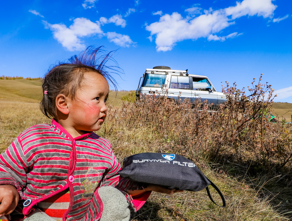 using survivor filter pro in mongolia taiga trek for travel