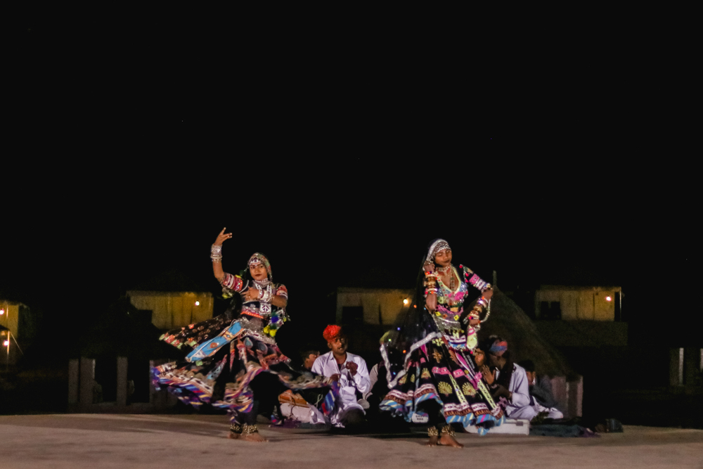 Cultural dance at the Thar Oasis Resort & Desert Camp