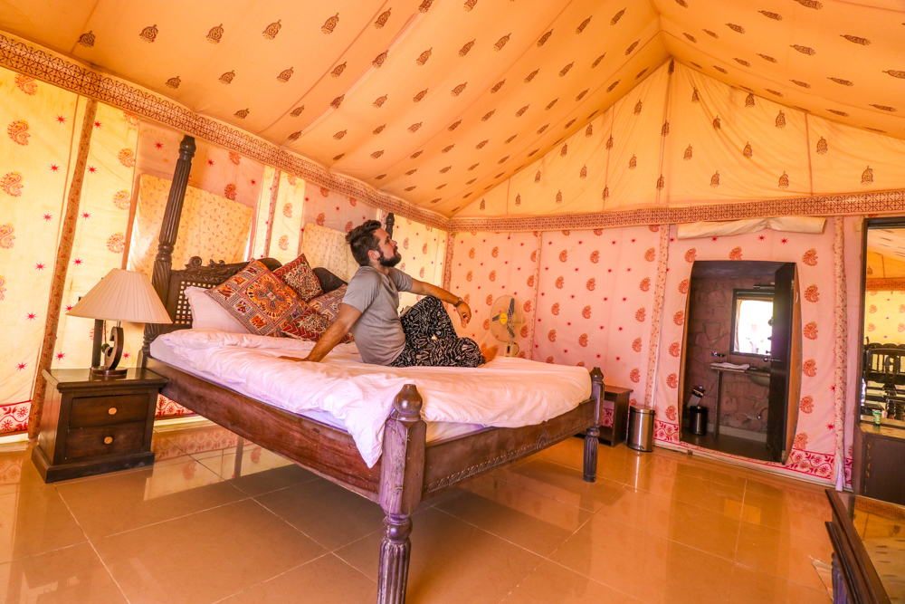 Rajasthan desert camp tent