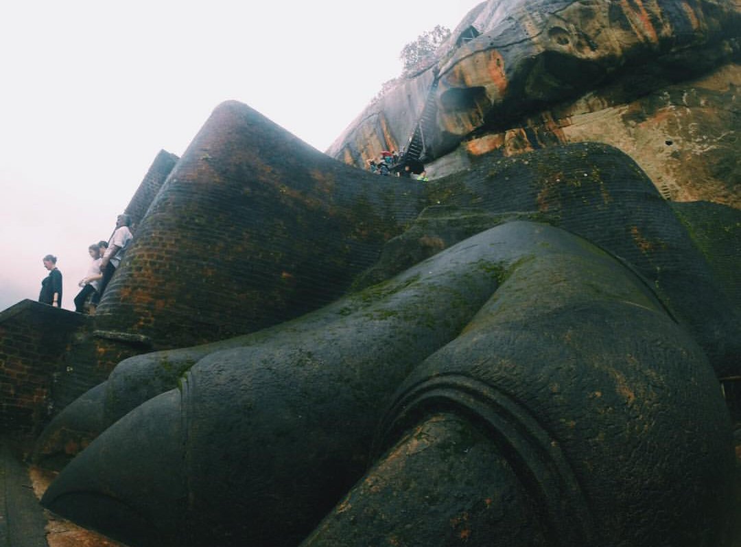 The Lion Rock in Sigiriya, Sri Lanka