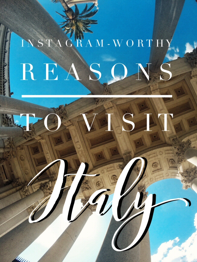 From the ruins of Rome to the stunning islets of Capri, here are the top reasons to visit Italy (all of which are photogenic enough for your Instagram!). best things about italy | italy travel | travel to italy | italy trip | exploring italy | rome italy | things to do in italy | things to do in rome