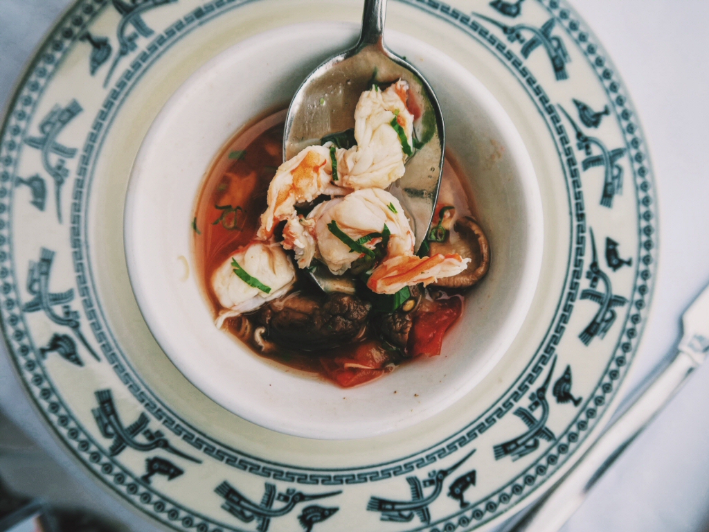 Canh Chua Tôm - Vietnamese sour shrimp soup is delicious exotic food in Vietnam we loved eating