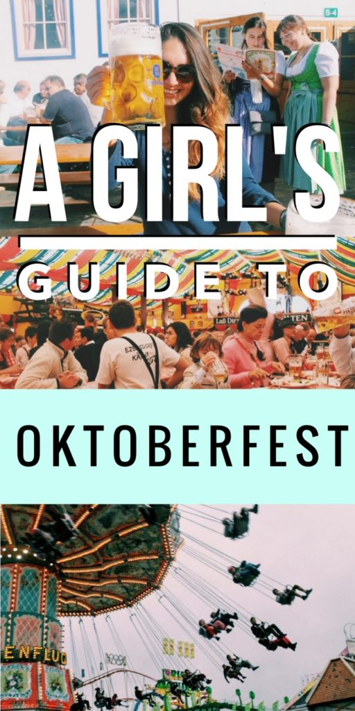 Our Munich Oktoberfest Guide offers survival tips for female travelers venturing to the wild beer-centric festival, including what to do and what NOT to do! munich oktoberfest trip | munich beer festival oktoberfest guide | munich oktoberbest guide | what do women wear at oktoberfest | munich oktoberfest women guide | how to go to oktoberfest | planning a trip to oktoberfest munich germany | german oktoberfest german beer festival in munich #munichoktoberfest #munichgermany