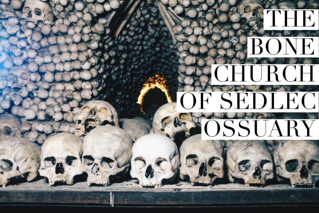 Visiting the devilishly macabre Bone Church of Sedlec Ossuary in Kutna Hora near Prague, Czech Republic (A Scary Places Travel Guide!). A trip to this Bone Church in Czech Republic (or Bone Cathedral in Czech Republic) will give you chills! It's one of the best things to do in Czechia, and a unique Czech activity for your trip!