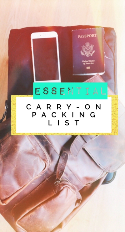 Need to know what to pack in your carry-on luggage? Make plane travel easier with this carry-on packing list. We also discuss what you CAN'T take on a plane, plus the airline carry-on rules you should know to make packing your carry on as easy as possible! what to pack in carry on luggage | carry on luggage packing list | how to pack carry on baggage | carry on bag packing tips | carry on packing check list for carry on baggage | travel packing list | airplane packing list #carryonpackinglist