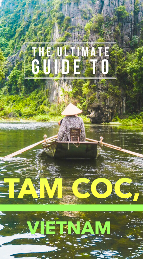 Everything you need to know to plan your own budget Tam Coc boat tour, the Halong Bay of the land. Includes directions from Hanoi to Ninh Binh, Vietnam! Visiting Tam Coc is one of the best things to do in Vietnam, so don't miss out!