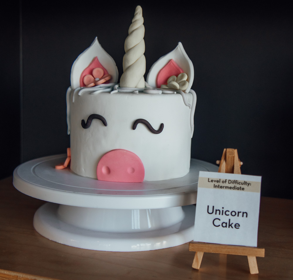 Our niece chose to design a Unicorn Cake at Duffs Cake decorating places. If you want to create your own cake design, this is the best place to do it!