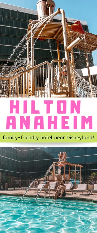 Perfect for families, couples, AND business travelers, the Hilton Anaheim is our TOP pick for hotels that are walking distance to Disneyland, California! The Hilton Anaheim provides guests with every amenity, from a heated pool, world-class dining, comfortable rooms, and top guest service — all within convenient walking distance to Disneyland. | family friendly hotels near Disneyland park| disneyland hotels | where to stay near Disneyland | Disneyland travel