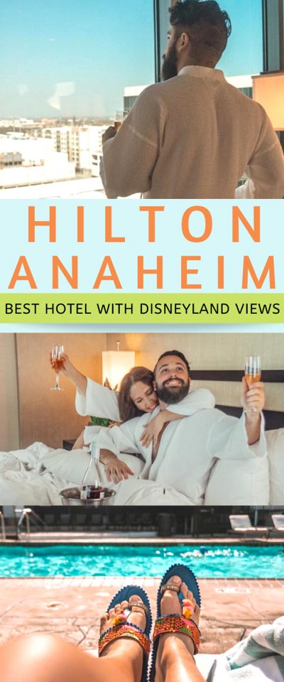 Perfect for families, couples, AND business travelers, the Hilton Anaheim is our TOP pick for hotels that are walking distance to Disneyland, California! The Hilton Anaheim provides guests with every amenity, from a heated pool, world-class dining, comfortable rooms, and top guest service — all within convenient walking distance to Disneyland. | family friendly hotels near Disneyland park | disneyland hotels | where to stay near Disneyland | Disneyland travel