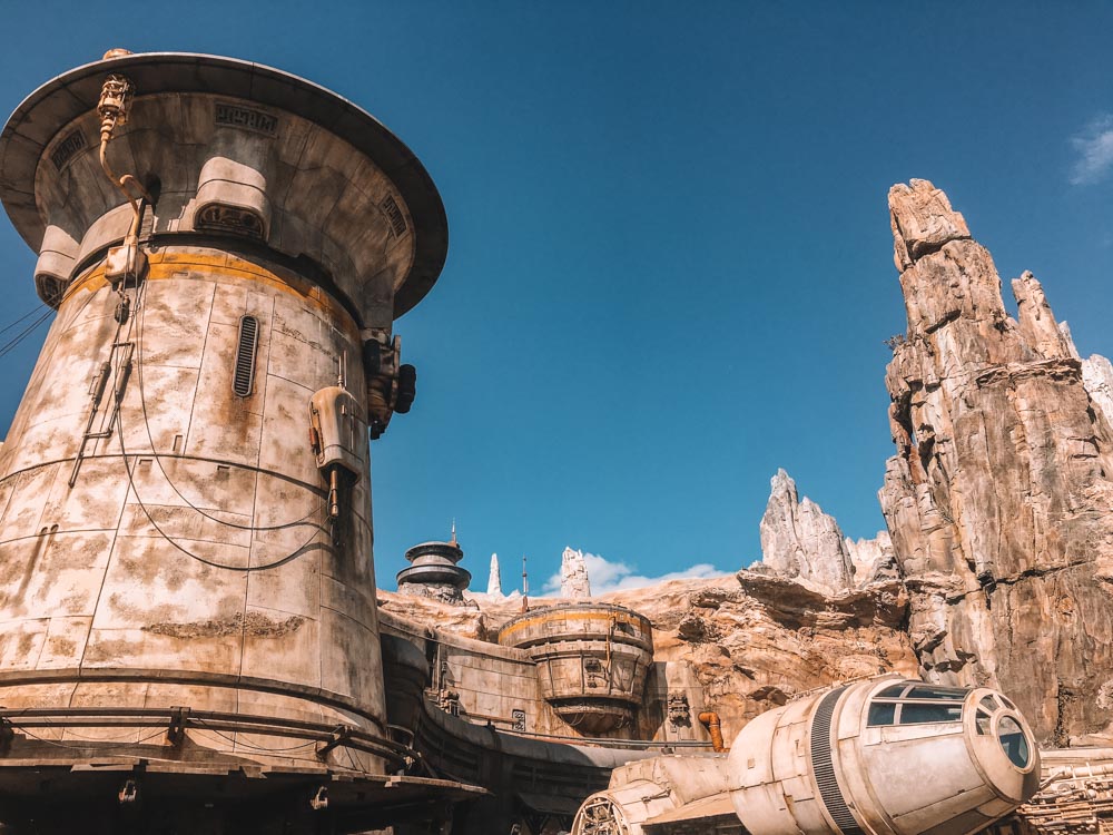 Star Wars Land Rise of the Resistance ride at Star Wars Galaxy's Edge