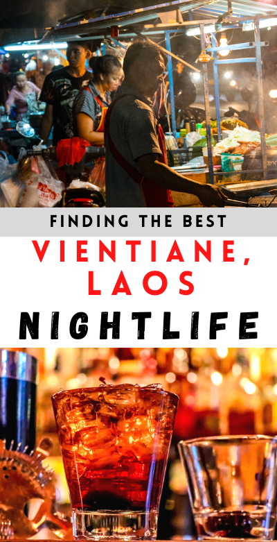 Here's what to do in Vientiane at night if you want to experience the Vientiane nightlife in Laos with night markets, upscale lounges, riverside restaurants, expat dive bars, night clubs & more! These are the best things to do in Vientiane at night, whether you're looking for Vientiane bars and clubs or something more laidback. Our list has the best bars in Vientiane, Laos, the best nightlife in Laos, and the best Vientiane night clubs, so you'll find something that fits your vibe!