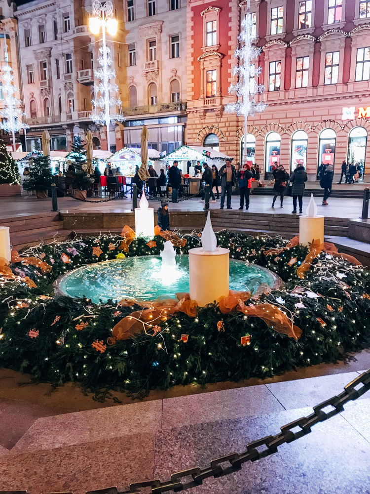 Zagreb Christmas Market is where to go in Croatia for couples