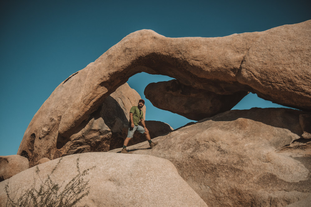 Arch Rock is a must see for your one day itinerary for Joshua Tree National Park