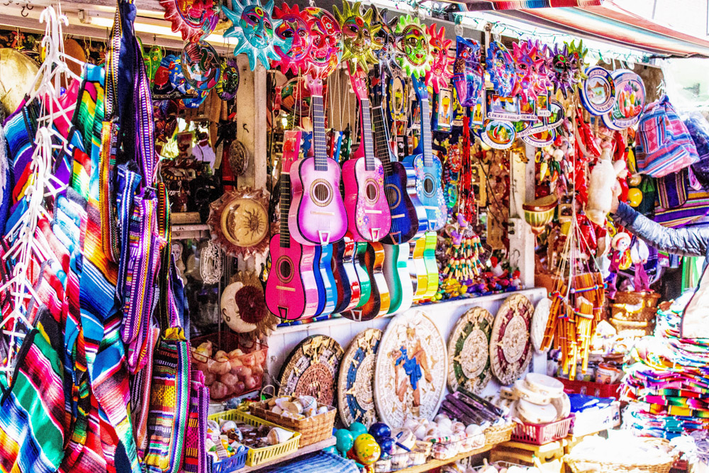 Shops at Olvera Street on your los angeles trip