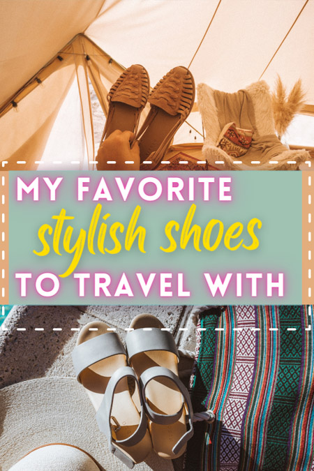 These are the best women shoes for travel that I brought with me for trips this season! I was looking for lightweight and versatile options particularly, a pair of dressier shoes that could take me from day to night, as well as a pair of nice flats for when walking shoes were just not the vibe. I found adorable flats and heels that are good for your feet while traveling. If you're looking for stylish shoes to travel with, this is for you! cute shoes for travel | best heels for travel