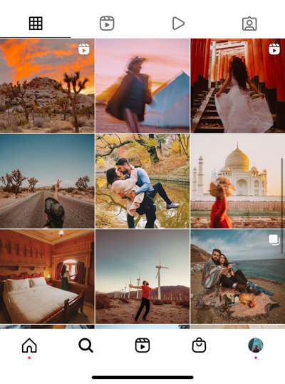 Optimize your top 9 along with your strategy for the best travel photography hashtags