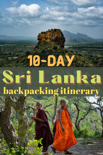 Have the best time backpacking in Sri Lanka with our Sri Lanka 10-Day Itinerary! Plan a trip to Sri Lanka with our Sri Lanka sample itinerary, and explore all the top sights, including a safari at Yala National Park, Kandy, Ella, Anuradhapura, Colombo, Mirissa, and more. Sri Lanka Itinerary | what to do in sri lanka | things to do in sri lanka | where to go in sri lanka | backpacking in sri lanka | sri lanka travel activities #srilankaitinerary #srilanka #travelblogger #travel #srilankatravel