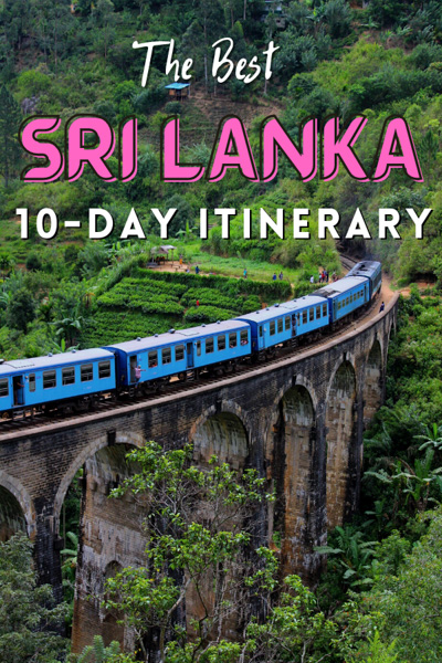 Have the best time backpacking in Sri Lanka with our Sri Lanka 10-Day Itinerary! Plan a trip to Sri Lanka with our Sri Lanka sample itinerary, and explore all the top sights, including a safari at Yala National Park, Kandy, Ella, Anuradhapura, Colombo, Mirissa, and more. Sri Lanka Itinerary | what to do in sri lanka | things to do in sri lanka | where to go in sri lanka | backpacking in sri lanka | sri lanka travel activities #srilankaitinerary #srilanka #travelblogger #travel #srilankatravel