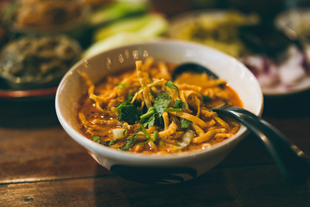Grab a bite to eat at Khao Soi Mae Sai as part of your Chiang Mai 3 day itinerary