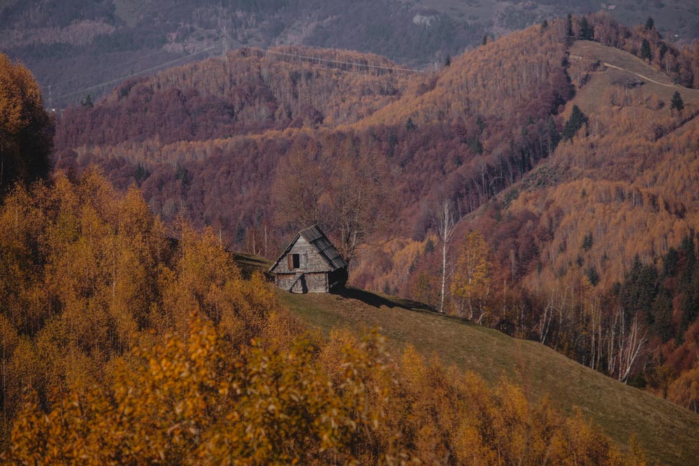 Hiking in Transylvania in autumn