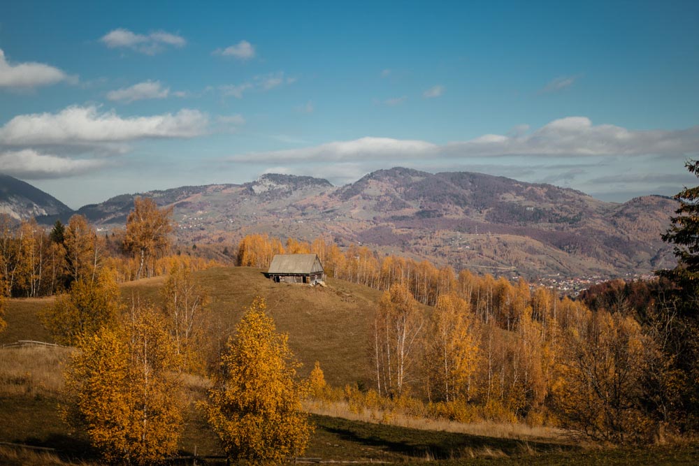 Absolutely beautiful autumn Romania scenery