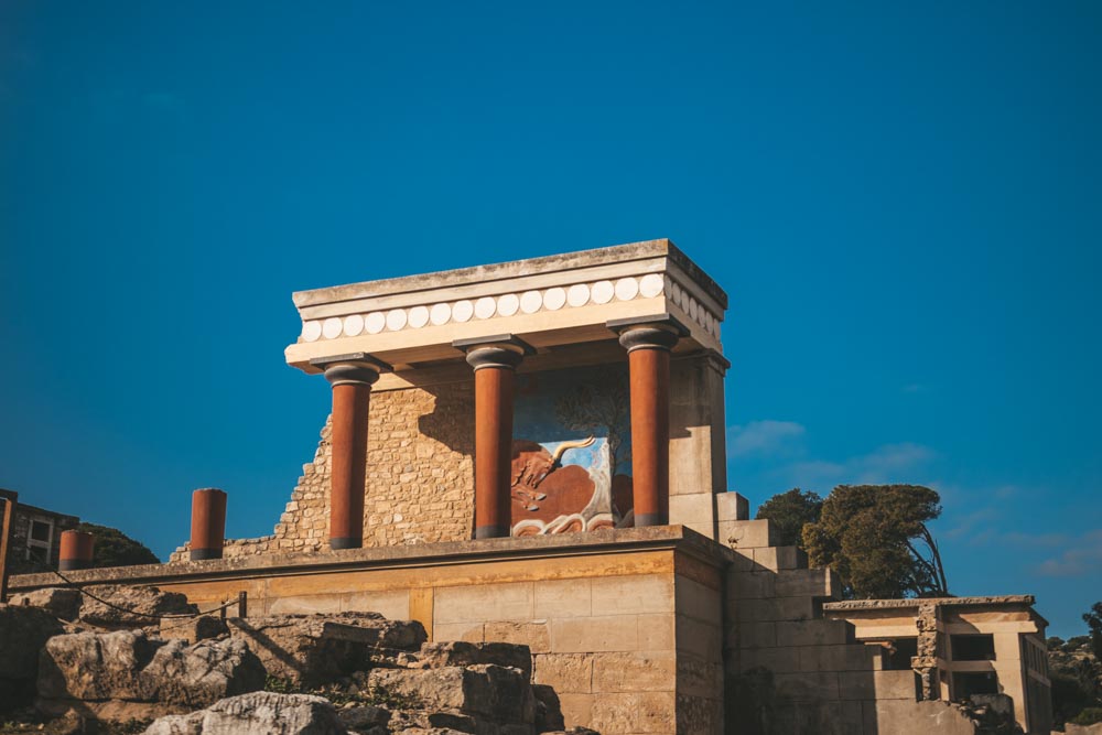 We visited the Palace of Knossos on our tour with the Celestyal Cruise line