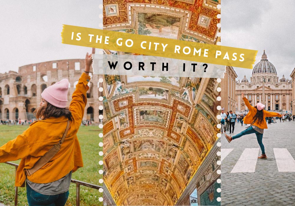 The Go City Pass for Rome allows you to get discounted tickets to Rome attractions, including the Colosseum and Vatican Museum--but is it worth it? In the post, we outline the things to do in Rome using this Rome city pass plus if we think it's worth it or not! rome museum pass | skip the line rome pass | rome and vatican pass | rome travel guide | what to do in rome italy | discount rome italy travel guide | explore rome go city pass | go city rome pass | visit rome | rome tourist attractions
