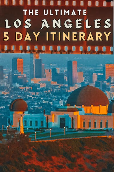 Plan your trip to LA with our Los Angeles 5 day itinerary made by LA locals - with the city's best from iconic attractions to hidden gems! This is the ultimate Los Angeles itinerary to get you to see as much of the city as you can in a short amount of time. We also go into how many days in Los Angeles you need, plus the best time to visit Los Angeles. 5 day itinerary for los angeles | what to do in la | 5 day itinerary for la | la itinerary | 1 week in la | los angeles trip | los angeles guide