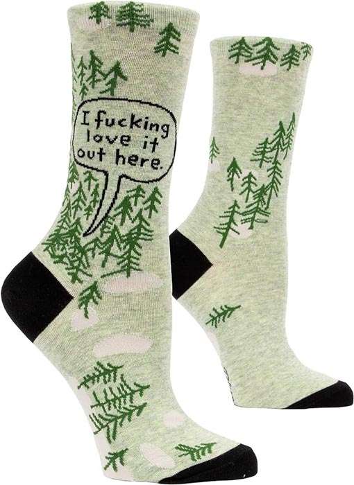 These funny socks are some of the best gifts for an outdoorsy woman