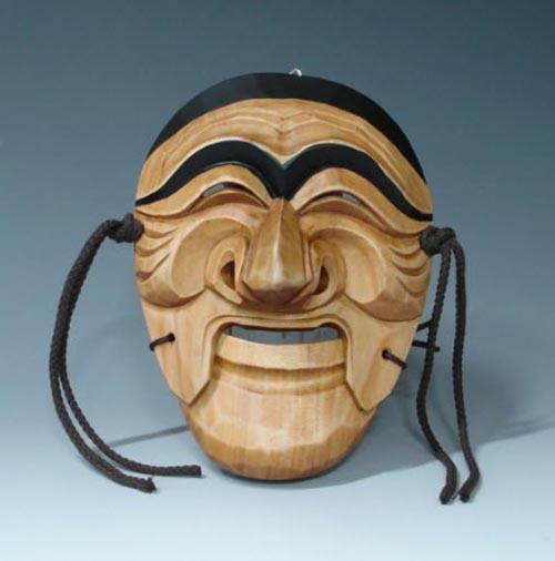 Traditional Korean decorative mask