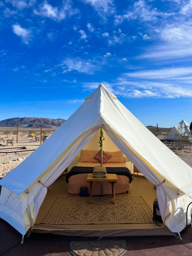 Sunkissed Glamping is where to stay when visiting Joshua Tree National Park
