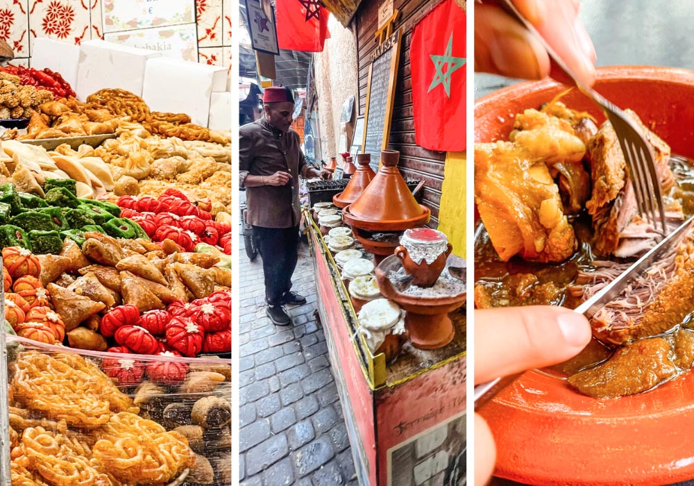 Marrakech food market tour through the Jemaa el Fna and beyond